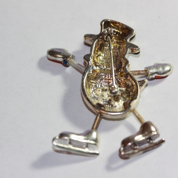 Danecraft Snow Man Springy Pin - Picture 2 of 2